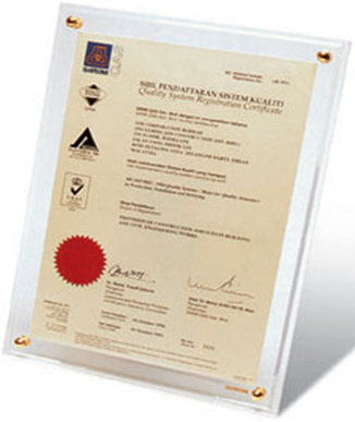 CERTIFICATE INTERNATIONAL ORGANIZATION FOR STANDARDIZATION ISO PECB PROPERTIES BERHAD